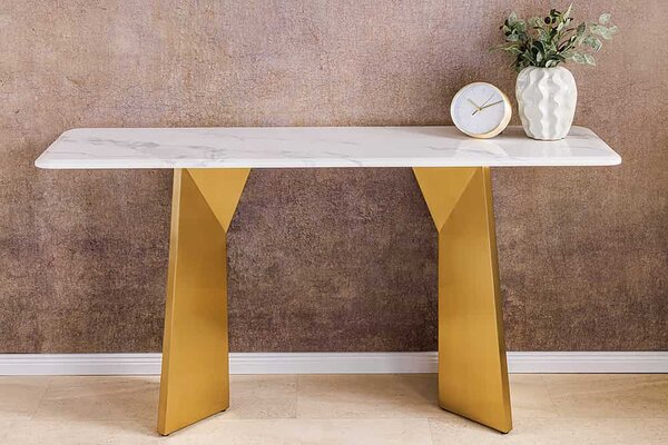 Designová konzole Napayshni 140 cm bílá
