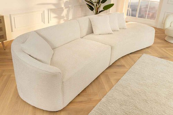 Designová sedačka Pasquale 330 cm béžová
