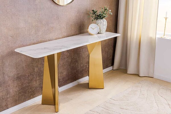 Designová konzole Napayshni 140 cm bílá