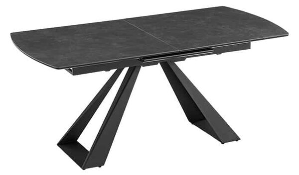 Roztahovací keramický jídelní stůl Kody 180-230 cm grafit