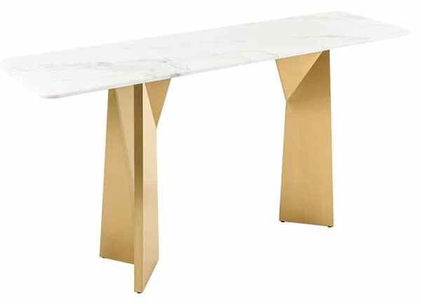 Designová konzole Napayshni 140 cm bílá