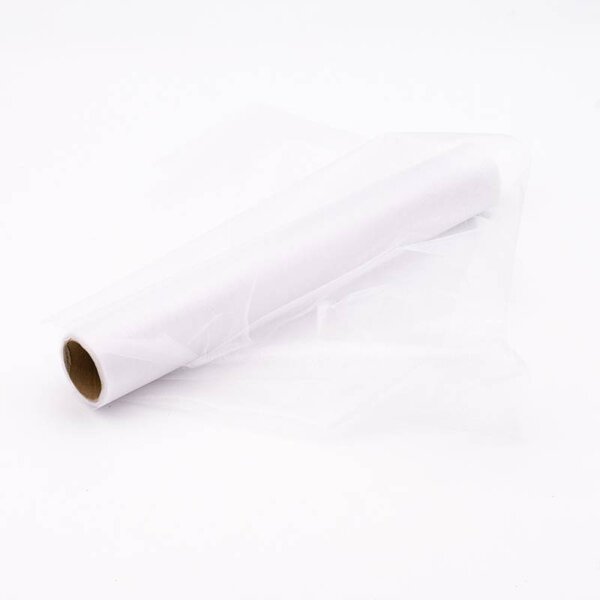 DECOLED Stuha organza bílá 36 × 920 cm