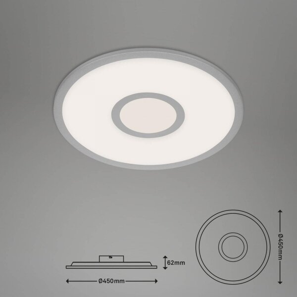 Brilo -LED RGB Stmívatelné stropní svítidlo CENTRO LED/24W/230V Wi-Fi Tuya + DO