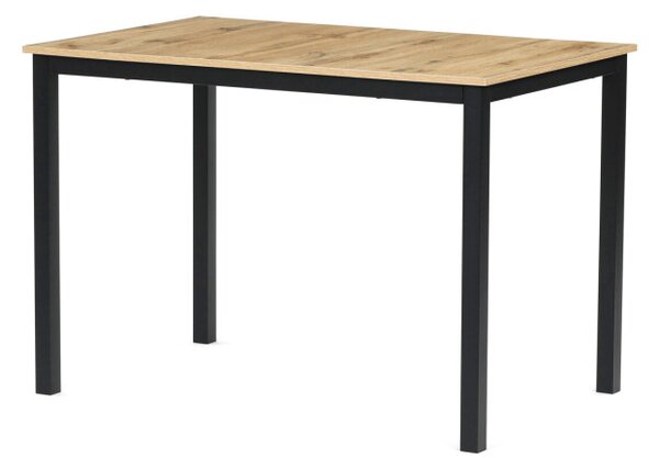 Jídelní stůl 110x70 cm GDT-202 OAK divoký dub / černý