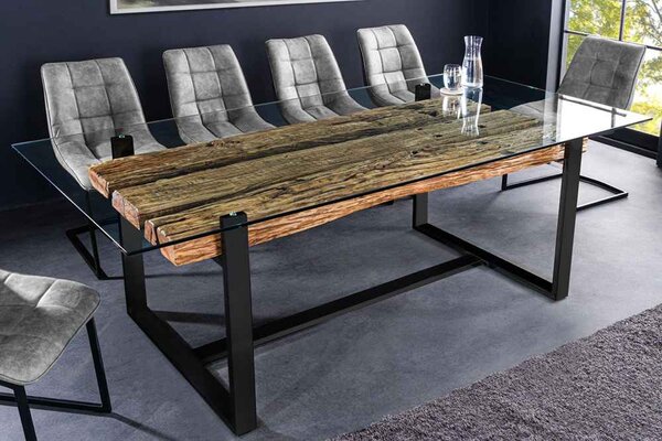 Designový jídelní stůl Shark II 220 cm teak