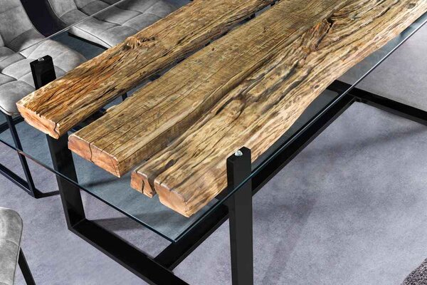 Designový jídelní stůl Shark II 220 cm teak