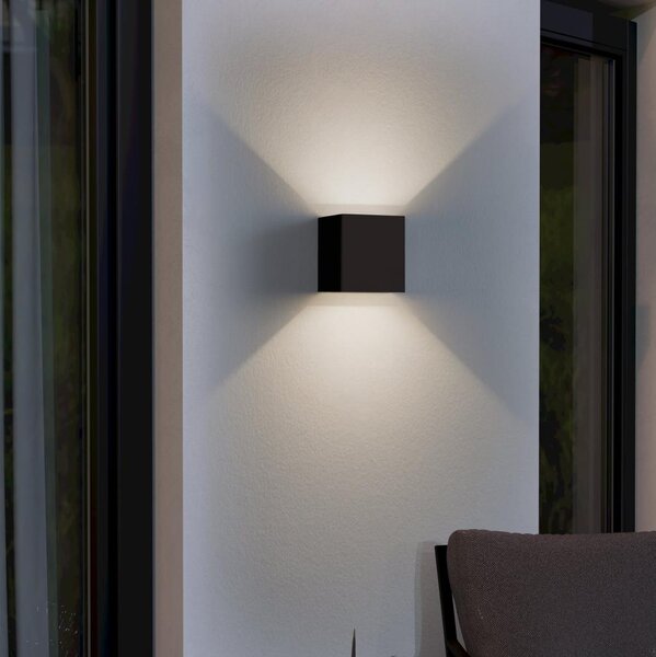 Eglo 901064 - LED Venkovní nástěnné svítidlo CALPINO 2xLED/2,8W/230V IP54 černá
