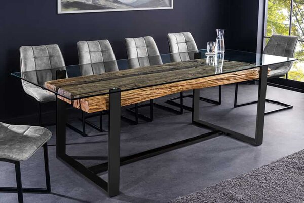 Designový jídelní stůl Shark II 220 cm teak