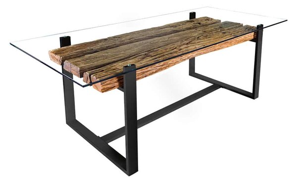Designový jídelní stůl Shark II 220 cm teak