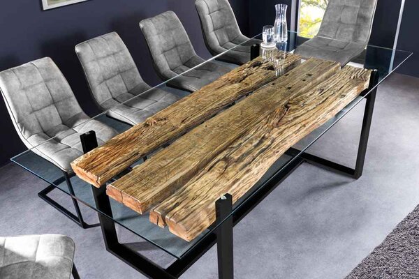 Designový jídelní stůl Shark II 220 cm teak
