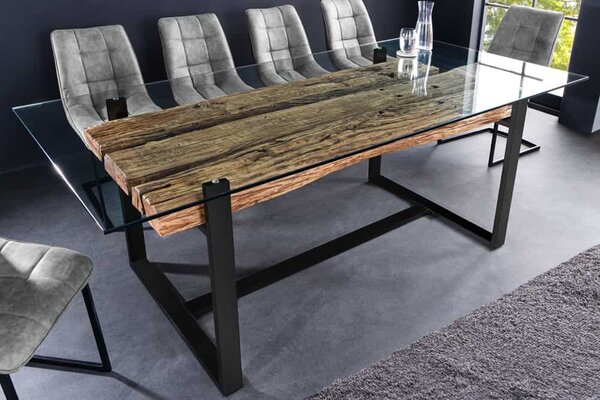 Designový jídelní stůl Shark II 220 cm teak