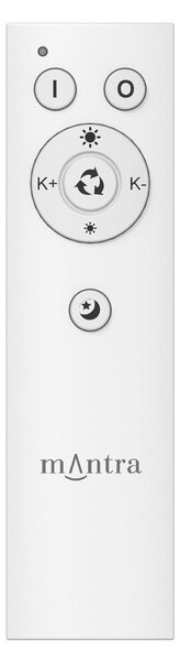 Mantra 8646 Niseko II, závěsné kruhové svítidlo LED 66W, 2700-5000K, dálk. ovládání, černá, průměr 90cm