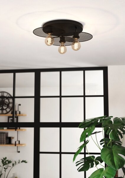 Eglo 43728 - Stropní svítidlo IKESTON 3xE27/40W/230V
