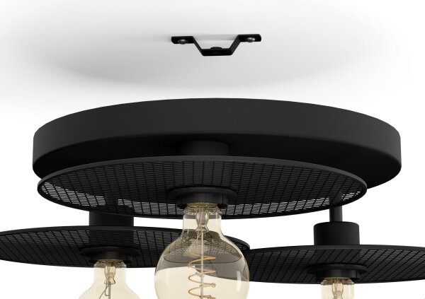 Eglo 43728 - Stropní svítidlo IKESTON 3xE27/40W/230V