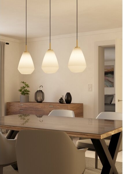 Eglo 900813 - Lustr na lanku CAPRAROLA 3xE27/40W/230V