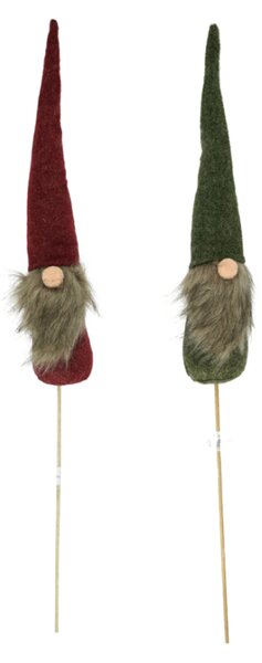 Vánoční zapichovací dekorace TALL GNOME 50 cm - různé varianty