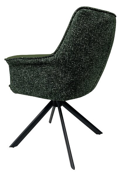 Designová otočná židle Kahikilani zelená