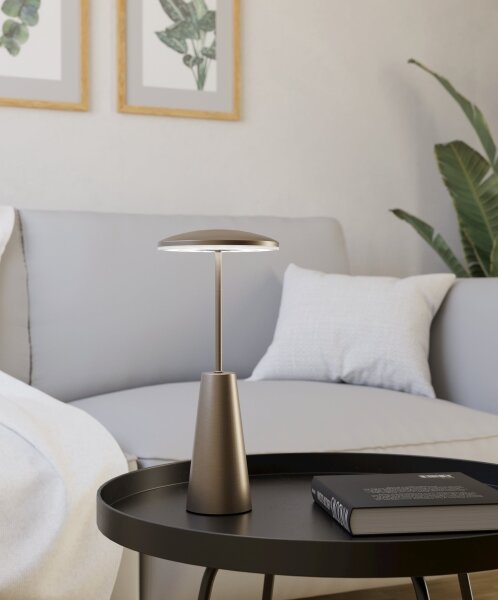 Eglo 900924 - LED Stmívatelná venkovní lampa PICCOLA 2,8W/5V 5200mAh IP54 béžová