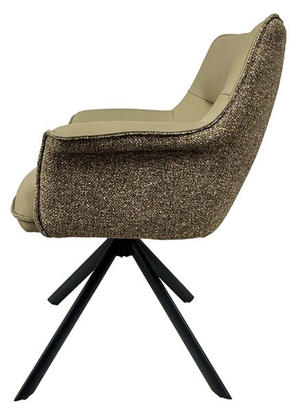 Designová otočná židle Kahikilani taupe