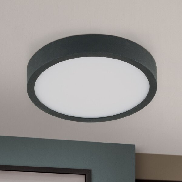Orion DL 7-657/14 - LED Stropní svítidlo BULLY LED/12W/230V pr. 14 cm černá