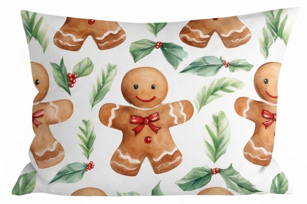 Flanelový povlak na polštář MERRY GINGER 50x70 cm, barevný