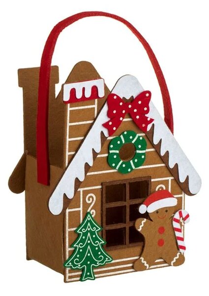 Vánoční dárková taška GINGERHOUSE 17x21 cm, sada 2 ks