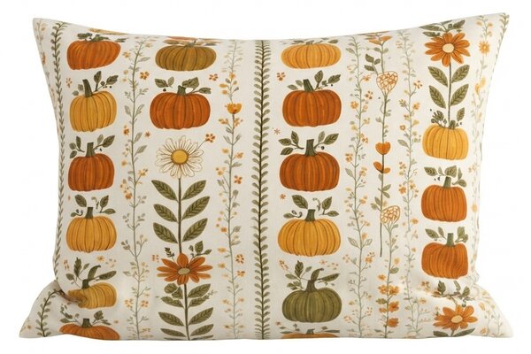 Flanelový povlak na polštář PUMPKIN LINES 50x70 cm, barevný