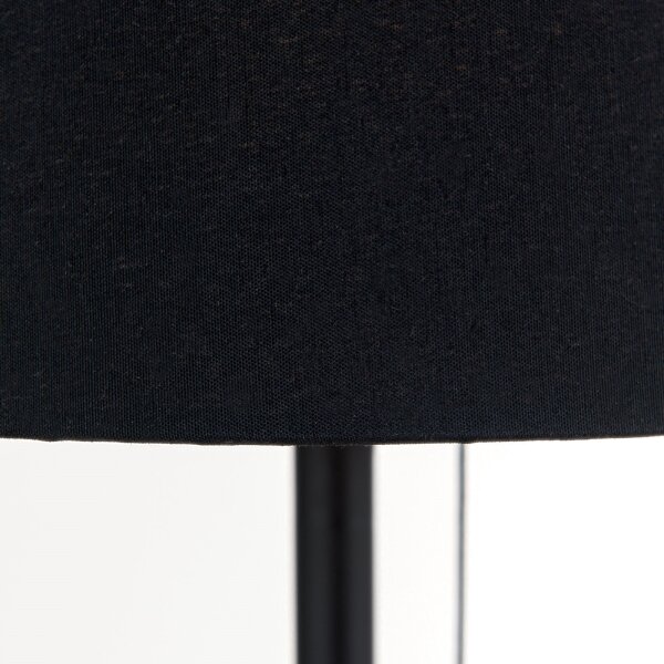 Orion LA 4-1205/1 - Stolní lampa s USB portem LUDWIG 1xE27/40W/230V černá