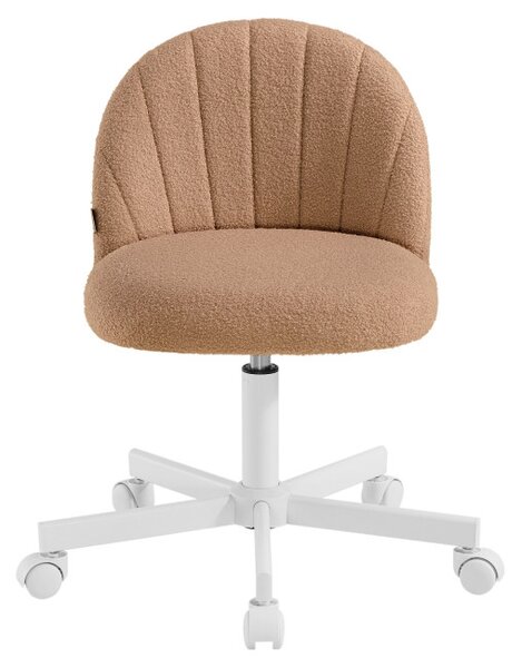 Kosmetická židle s kolečky TEDDY OBGB35027K101 hnědá
