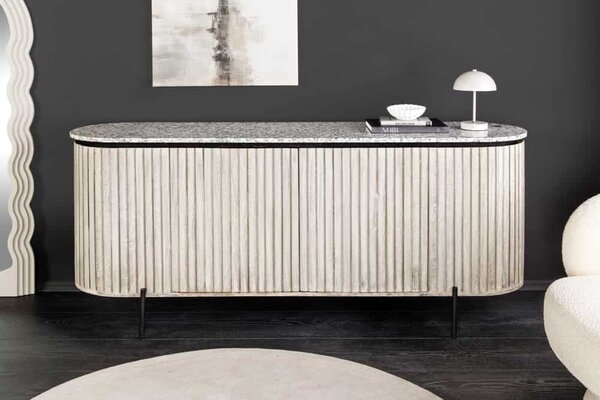 Designová komoda Xeraphina 172 cm šedé mango