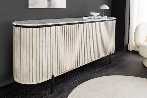 Designová komoda Xeraphina 172 cm šedé mango