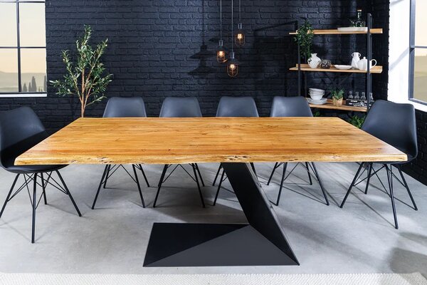 Designový jídelní stůl Yandel 200 cm akácie - II. třída