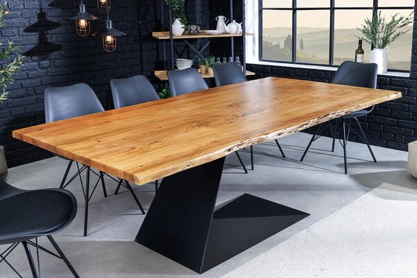 Designový jídelní stůl Yandel 200 cm akácie - II. třída