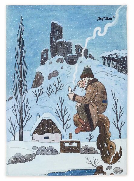 Matějovský utěrky JOSEF HASTRMAN, modrá, 2 kusy 50x70cm