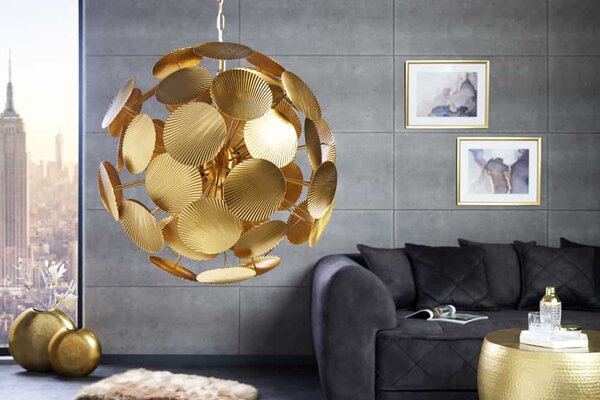 Lampa Sunshine zlatá