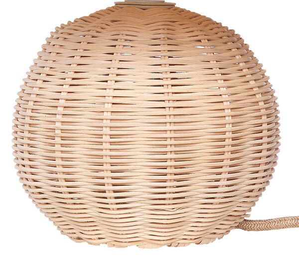 Stolní lampa CINDER Ratan Přírodní