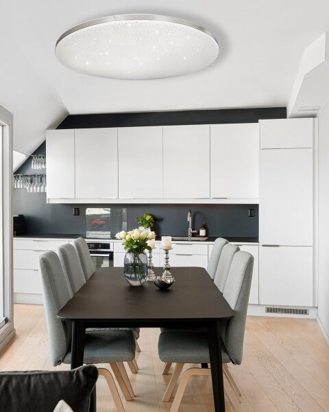 LED Stmívatelné stropní svítidlo VENTA LED/60W/230V 2700-6500K +dálkové ovládání