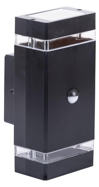 Venkovní nástěnné svítidlo se senzorem NIZZA 2xGU10/35W/230V IP65