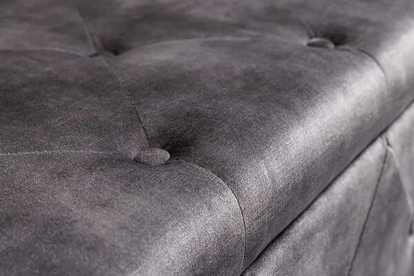 Designová lavice Spectacular 140 cm antik šedá