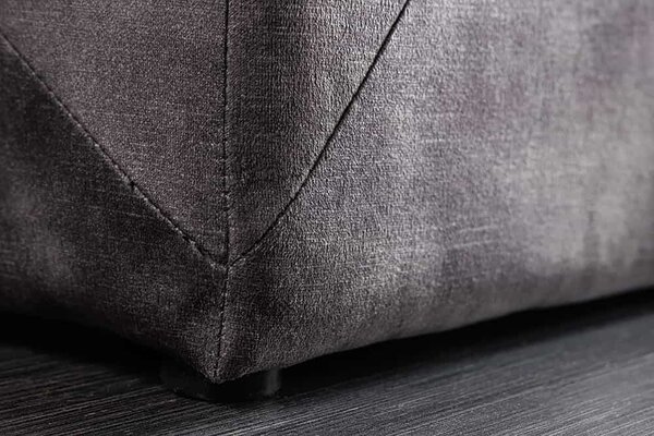 Designová lavice Spectacular 140 cm antik šedá