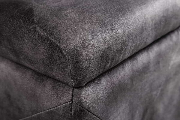 Designová lavice Spectacular 140 cm antik šedá