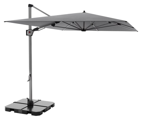 Knirps HYPERION 330 x 240 PRESTIGE - luxusní výkyvný zahradní slunečník s boční tyčí