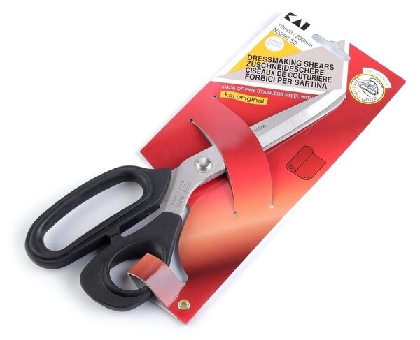 KAI profesionální krejčovské nůžky KAI N5250 SE, mikrozoubky, s ergonomickou rukojetí, délka 25cm (10")
