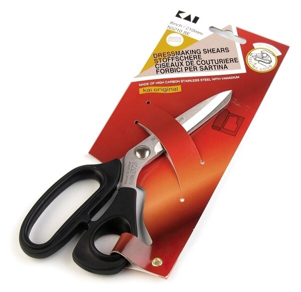 KAI profesionální krejčovské nůžky KAI N5210 SE, mikrozoubky, s ergonomickou rukojetí, délka 21cm (8")