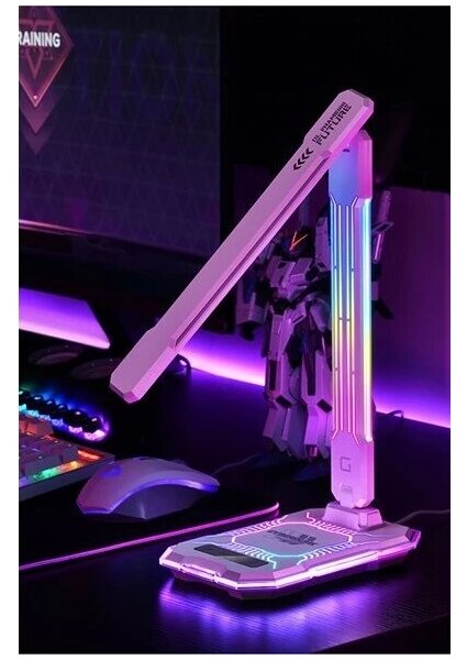 LED RGB Stmívatelná nabíjecí dotyková stolní lampa LED/7,5W/5V 2700-5300K bílá