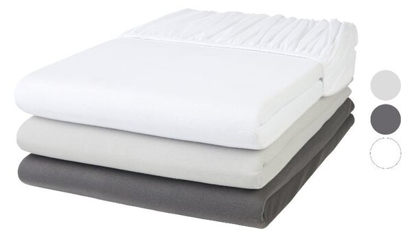 Livarno home Žerzejové napínací prostěradlo, 90-100 x 200 cm (100383596)