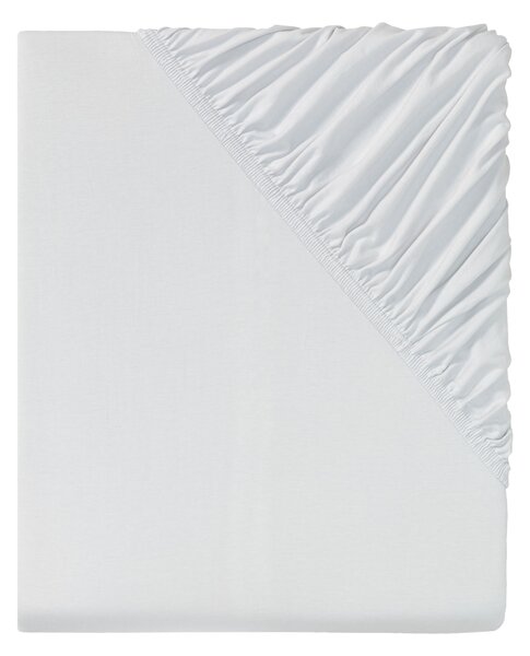 Livarno home Žerzejové napínací prostěradlo, 90-100 x 200 cm (světle šedá) (100383596003)