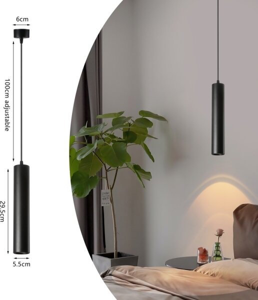 Immax 08251L - Lustr na lanku PUNTO 1xGU10/9W/230V