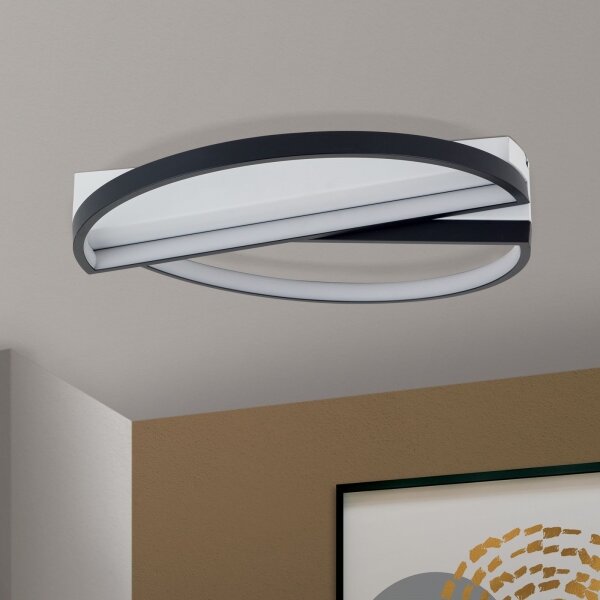 Orion DL 7-693 - LED Stmívatelné stropní svítidlo OLGA LED/28W/230V černá/bílá