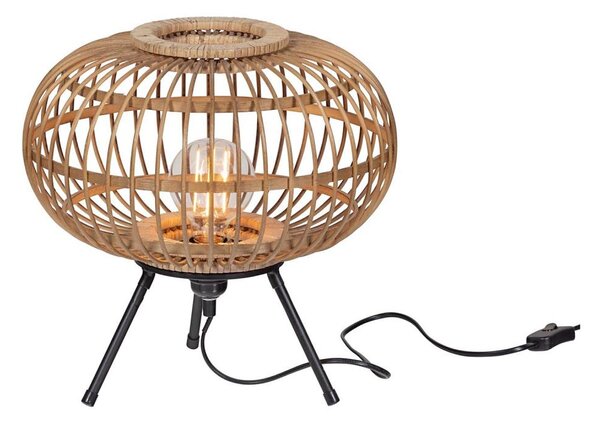 Stolní lampa BASICLABEL 1xE27/40W/230V bambus